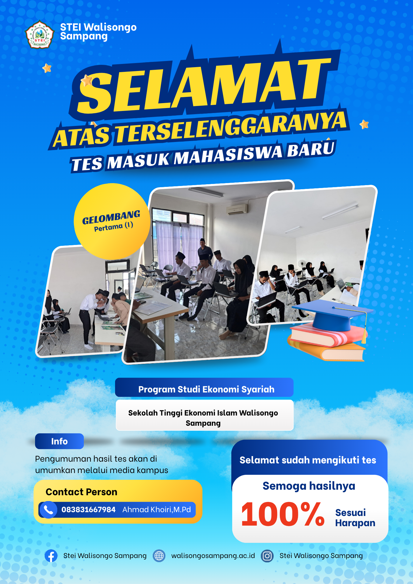 Pelaksanaan Tes Masuk Mahasiswa Baru STEI Walisongo Sampang Pelaksanaan Tes Masuk Mahasiswa Baru STEI Walisongo Sampang