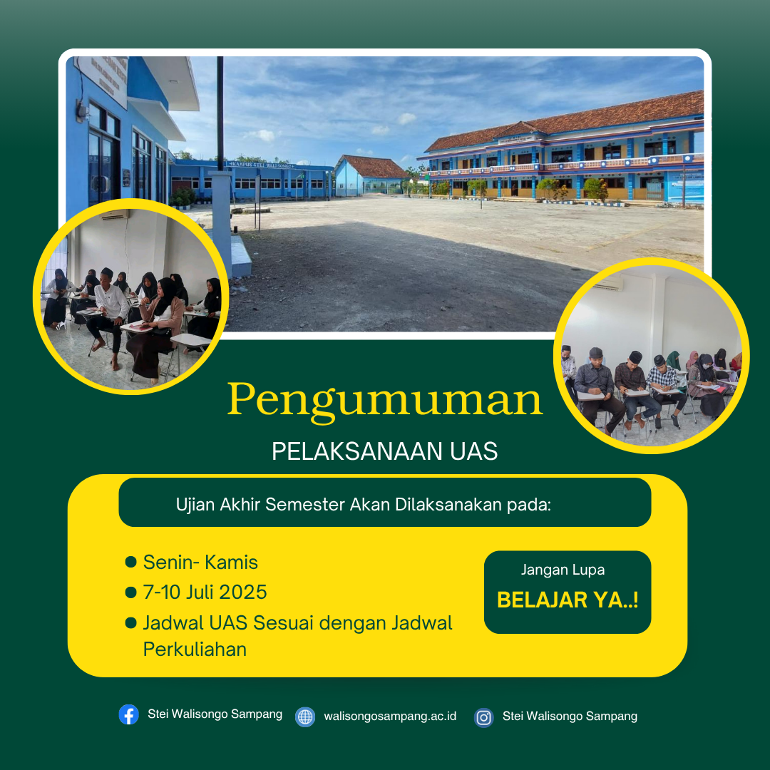 Pelaksanaan Ujian Akhir Semester (UAS) Pelaksanaan Ujian Akhir Semester (UAS)