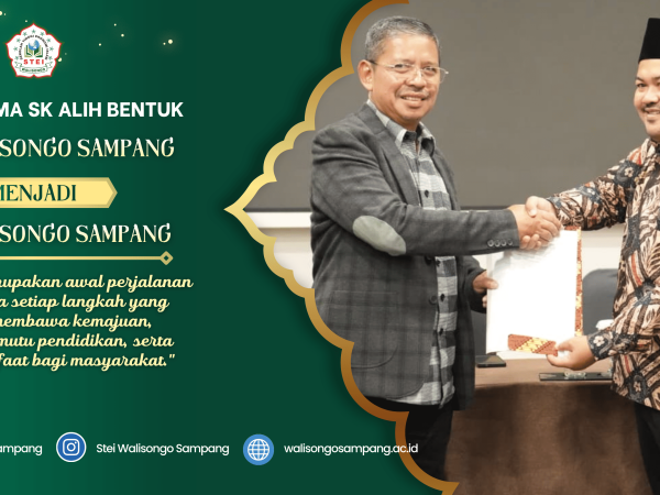 Serah Terima SK Alih Bentuk  STEI Walisongo Sampang ke STAI Walisongo Sampang