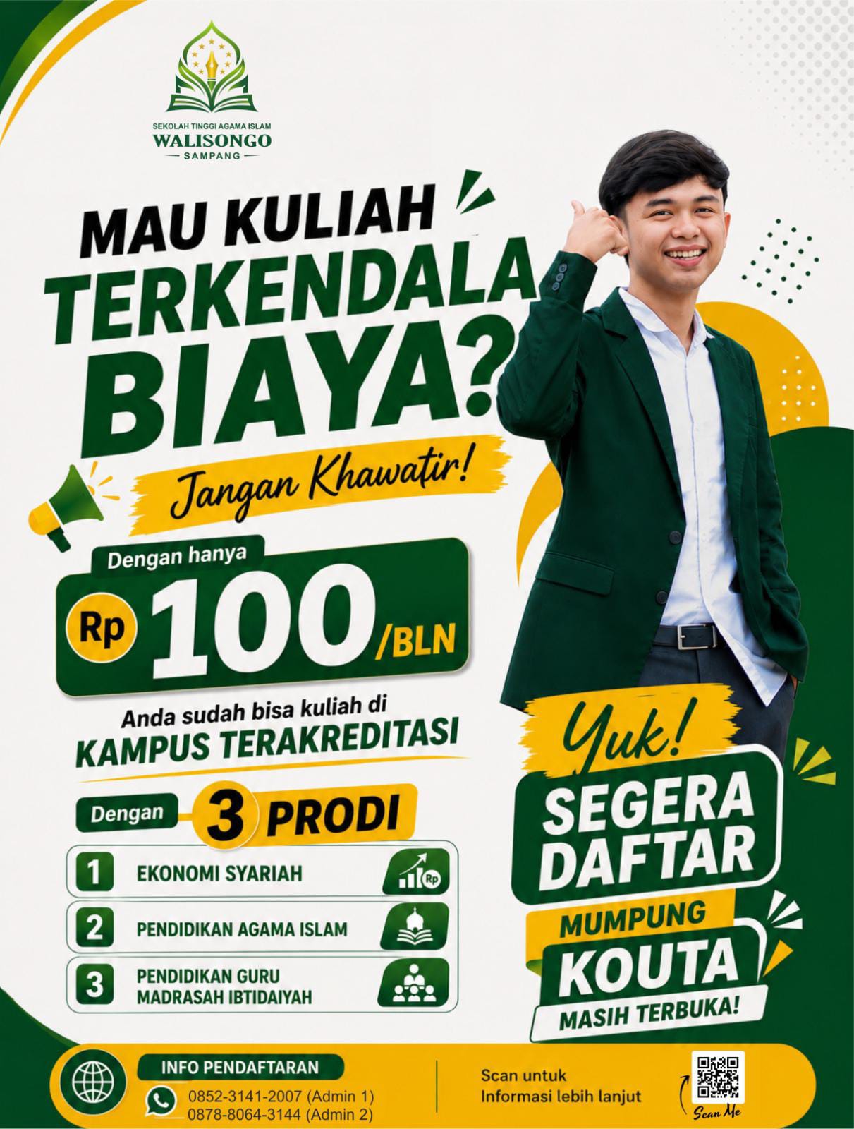 STAI Walisongo Sampang Buka Penerimaan Mahasiswa Baru Tahun Akademik 2026/2027 STAI Walisongo Sampang Buka Penerimaan Mahasiswa Baru Tahun Akademik 2026/2027