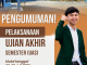 STAI WALISONGO SAMPANG UMUMKAN PELAKSANAAN UJIAN AKHIR SEMESTER (UAS)